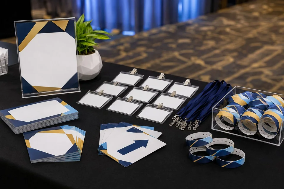 Ejemplo ilustrativo de Material para eventos