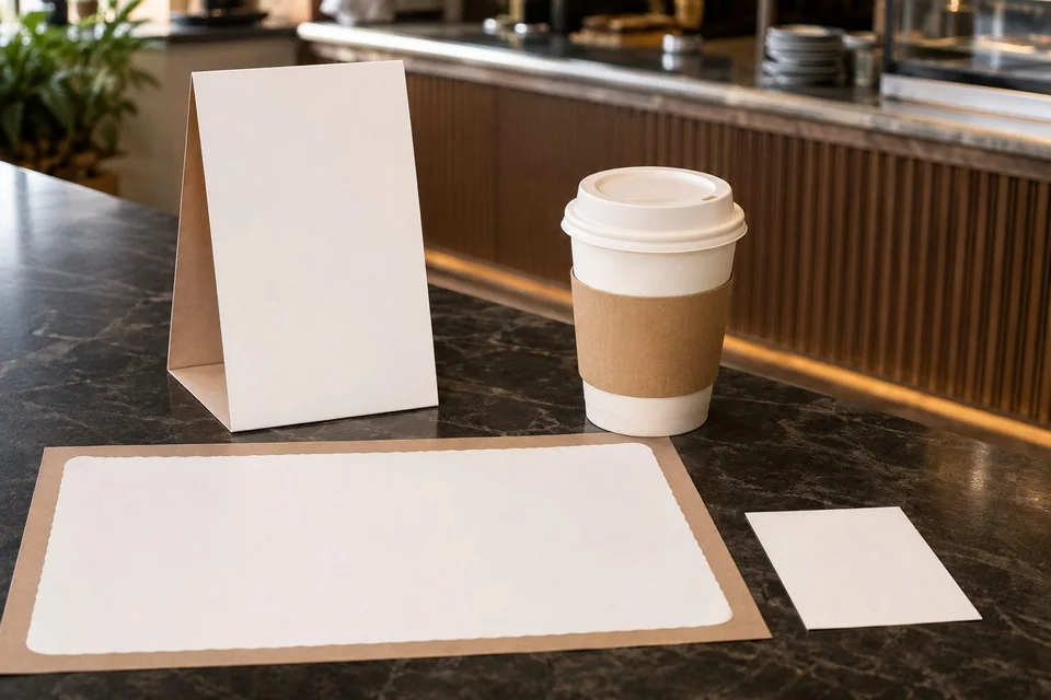 Ejemplo ilustrativo de Material para restaurantes
